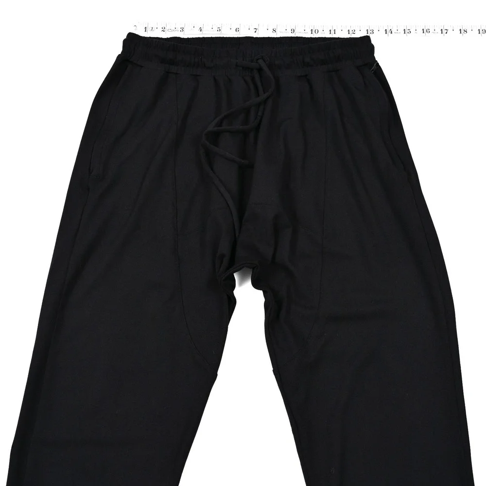 Alo Yoga Jogger Pants Womens Small Black Knit Elastic Waist Zip Pockets Athletic